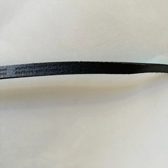 BDG Leather Snakeskin Skinny Belt Blue Size M Reptile Embossed Animal Print - Picture 7 of 10